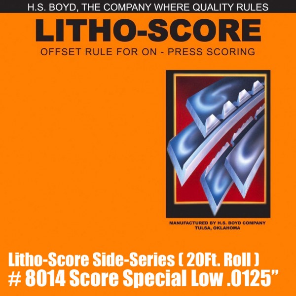 Litho-Score Side-Series (20 Ft. Roll) - Score Special Low .0125"
