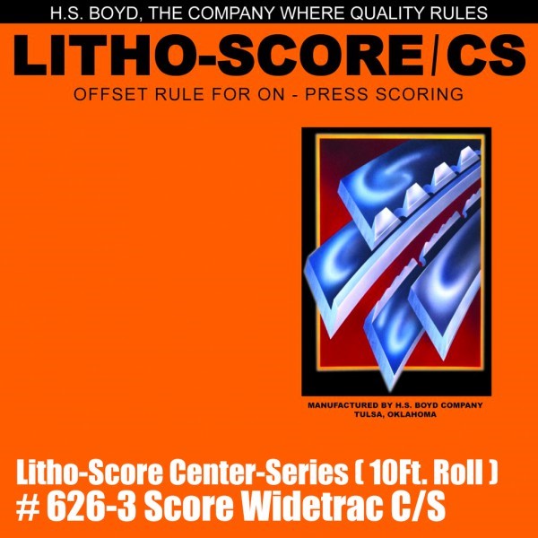 Litho-Score Center-Series (10 Ft. Roll) - Score Widetrac