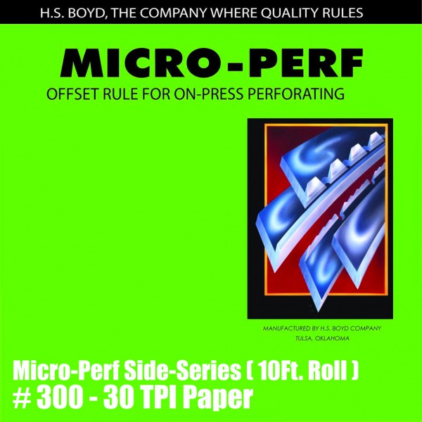 Micro-Perf Side-Series (10 Ft. Roll) - 30 TPI Paper