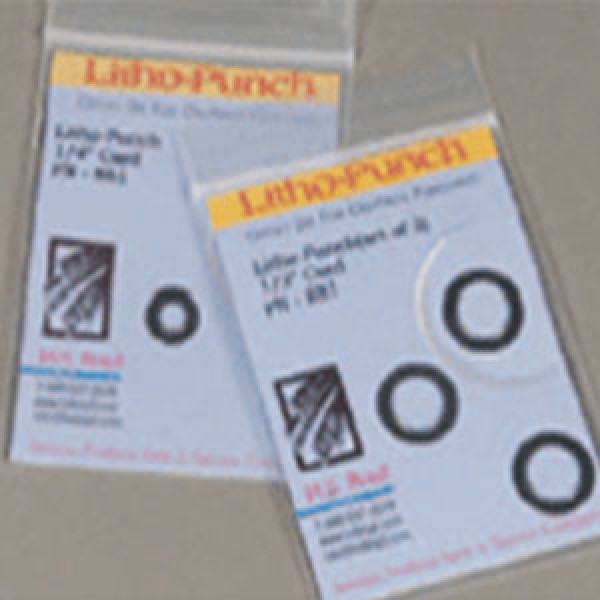 Litho-Punch (Set of 3) For Paper - 1/8"